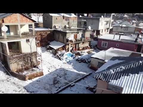 Büyüksofulu köyü kış görünümü manzarası
