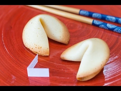 Video: How To Make Chinese Fortune Cookies