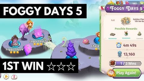 Merge Magic Foggy Days 5 • 3 Stars On 1st Win ☆☆☆