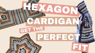 Customize the Fit of a Hexagon Cardigan w/ Extensions [CAMPFIRE CARDIGAN]