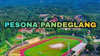 kota pandeglang/ kabupaten Pandeglang 2021 (Drone View) perbandingan infrastruktur dan skyline