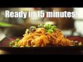 Easy And DELICIOUS Thai Sesame Garlic Noodles