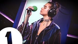 Dua Lipa performs a mashup of Rollin and Did You See? in the Live Lounge