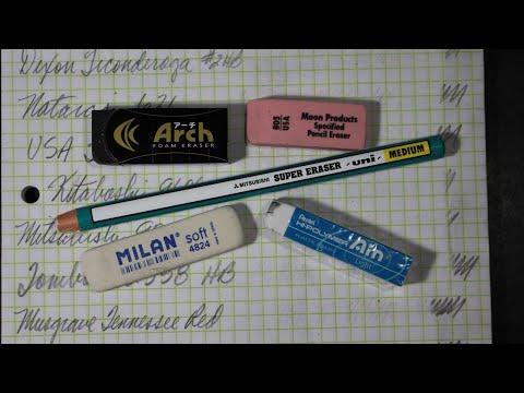 New Eraser Try Out: Mitsubishi Uni - Sakura Arch Foam - Milan Soft