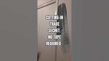 THE SECRET to CUTTING IN with a Paint Brush #painting #diy  #painter #tips