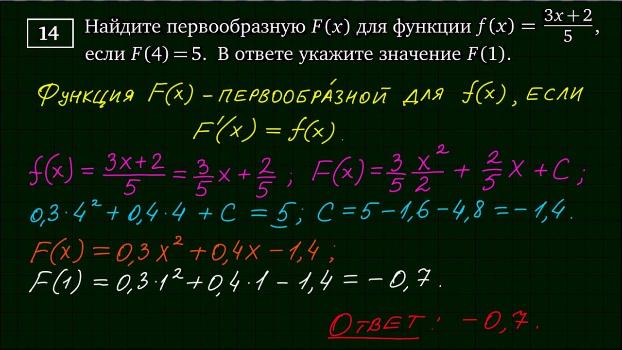 Задание 12 ЕГЭ по математике #18