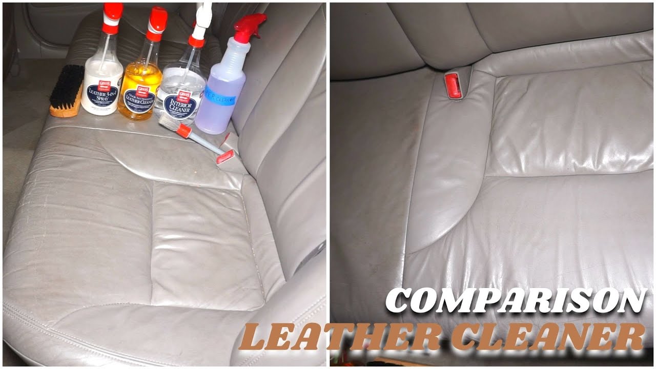 Best Leather Cleaner for Cars Side by Side Comparison YouTube