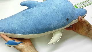 Как сшить дельфина из ткани