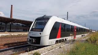 Aankomt Rb 50 Abellio Richting Dessau Hbf Op Station Köthen 17-8-2020