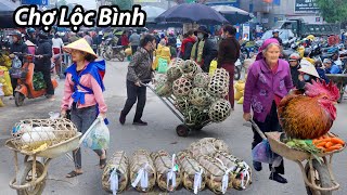 Chợ Lộc Bình mộc mạc dân dã-Đặc sản gà trống thiến- Vựa khoai lang lớn nhất Đông Bắc