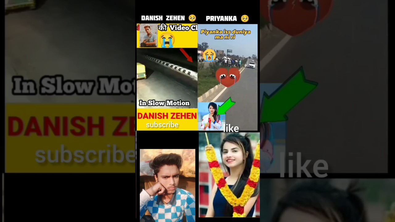 Danish Jain😭😭😭😭 Priyanka💔💔💔💔 car accident💔😱😱 