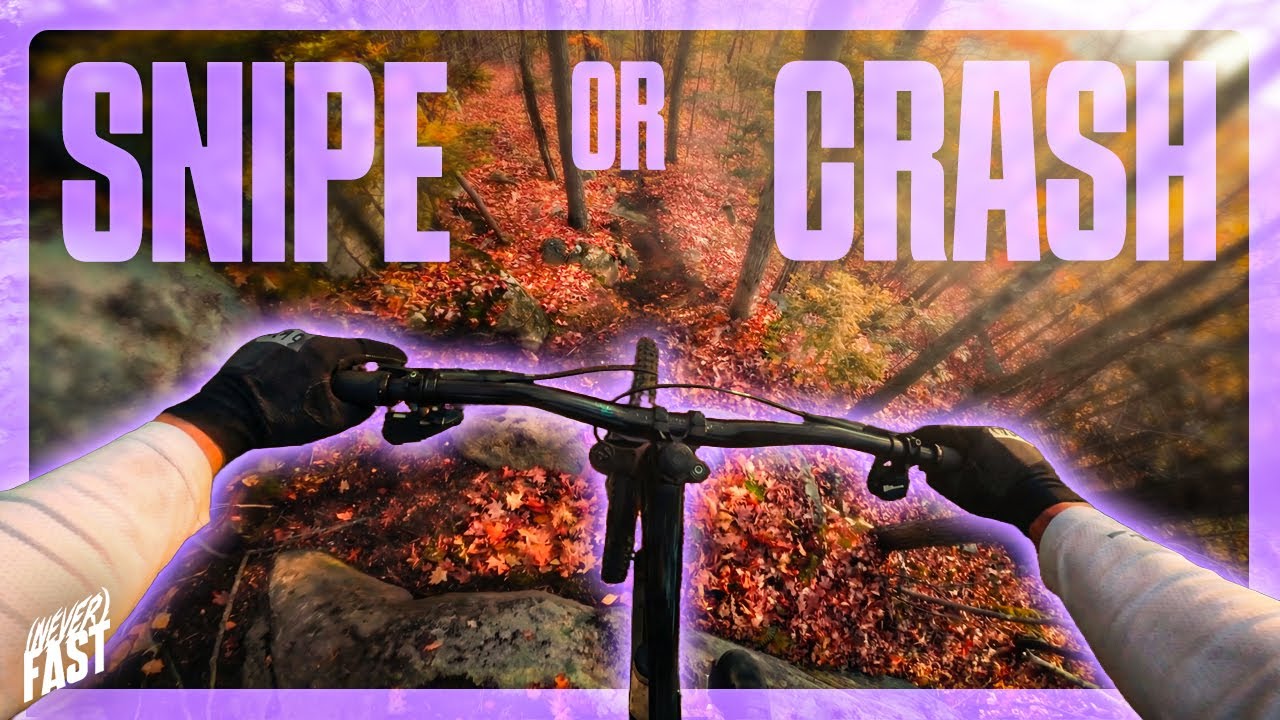 On overthink une grosse drop dans une petite trail | Laurentides MTB