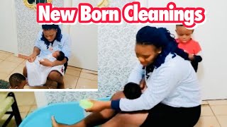 How to Clean New Born Baby from baad Energy||  Nigeria Traditional a Newborn Baby || FloJay Creat