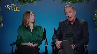 Tim Allen U0026 Elizabeth Allendick Talk the Santa Clauses Season 2 How Visual Effects Are Changing