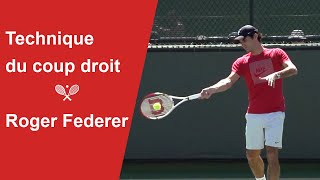 Analyse technique du coup droit lifté de Roger Federer