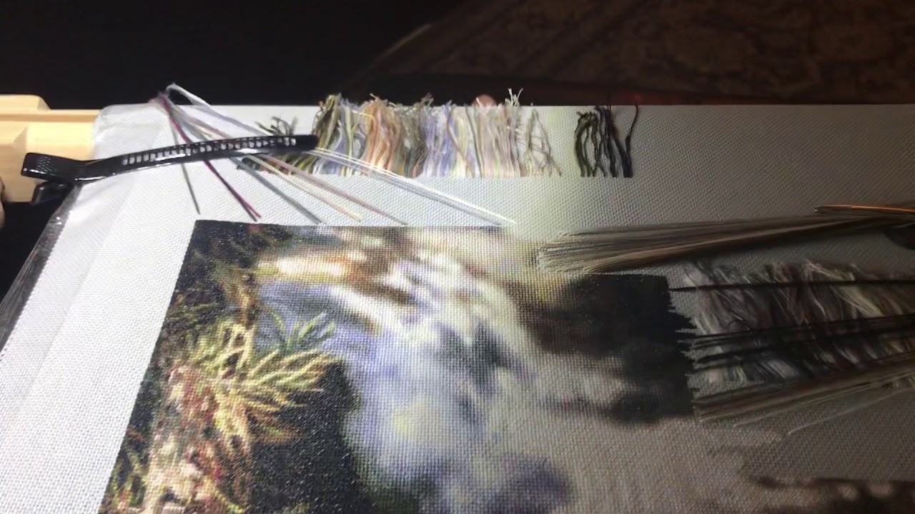 You asked for it!  The back of my work!