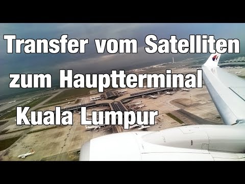 Kuala Lumpur Flughafen (KLIA): Transfer vom Satellite Terminal zum Hauptterminal - Deutsch