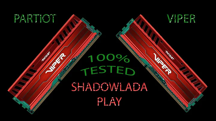 PATRIOT VIPER: 4GB DDR3 PC3-12800 1600MHz UNBOXING!!!