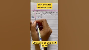 Multiplication when sum of unit digit is 10 #youtubeshorts   #shorts#maths#governmentexam #viral