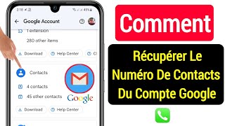 Comment récupérer des contacts supprimés d'un compte Google (2023) || Récupérer de contact supprimé screenshot 4