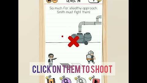 brain test 2 Smith and Joe part 2 level 14 so much for stealthy approach Smith must fight him.