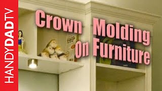How to Install Crown Molding on Furniture Crown molding is one of the most elegant details you can add to a room in your home. It has even more of a visual impact when you