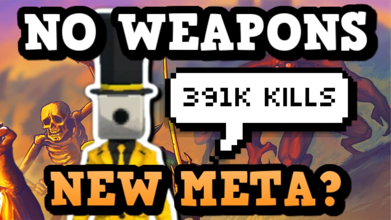 Стратегия с 0-м оружием от Dicehead (руководство по Megabonk)