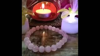 Rose Quartz Crystal Bracelet