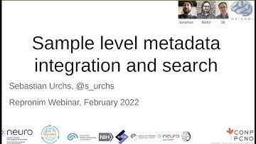 Sample Level Metadata: Integration and Search