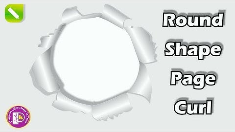 Round shape Page curl in Coreldraw tutorial in tamil @PKGraphics054 | Graphic Design