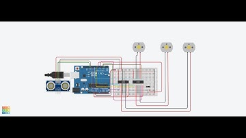 simulasi robot 3dof dengan tinkercad
