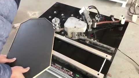 High quality manual edge banding machine for straight and curved