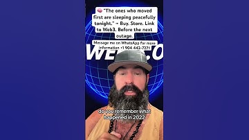 Do not hold your crypto on exchanges or cold wallet make sure you are holding them on Web3 #xrp