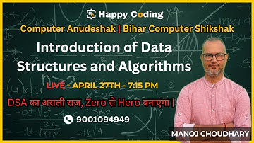 1. Introduction of Data Structures and Algorithms |  Happy Coding
