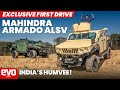 Exclusive mahindra armado  indias first indigenous alsv  first drive review  evo india