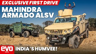 Exclusive: Mahindra Armado | India's first indigenous ALSV | First Drive Review | evo India