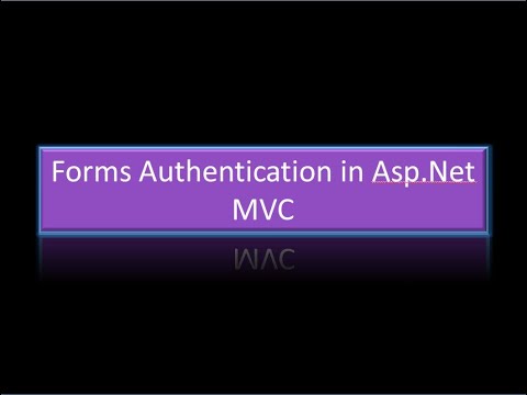 How to implement forms authentication in Asp.Net MVC