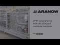 ARANOW an1000   VFFS complete line with two stickpack multilane machines  Up to 1900 spm