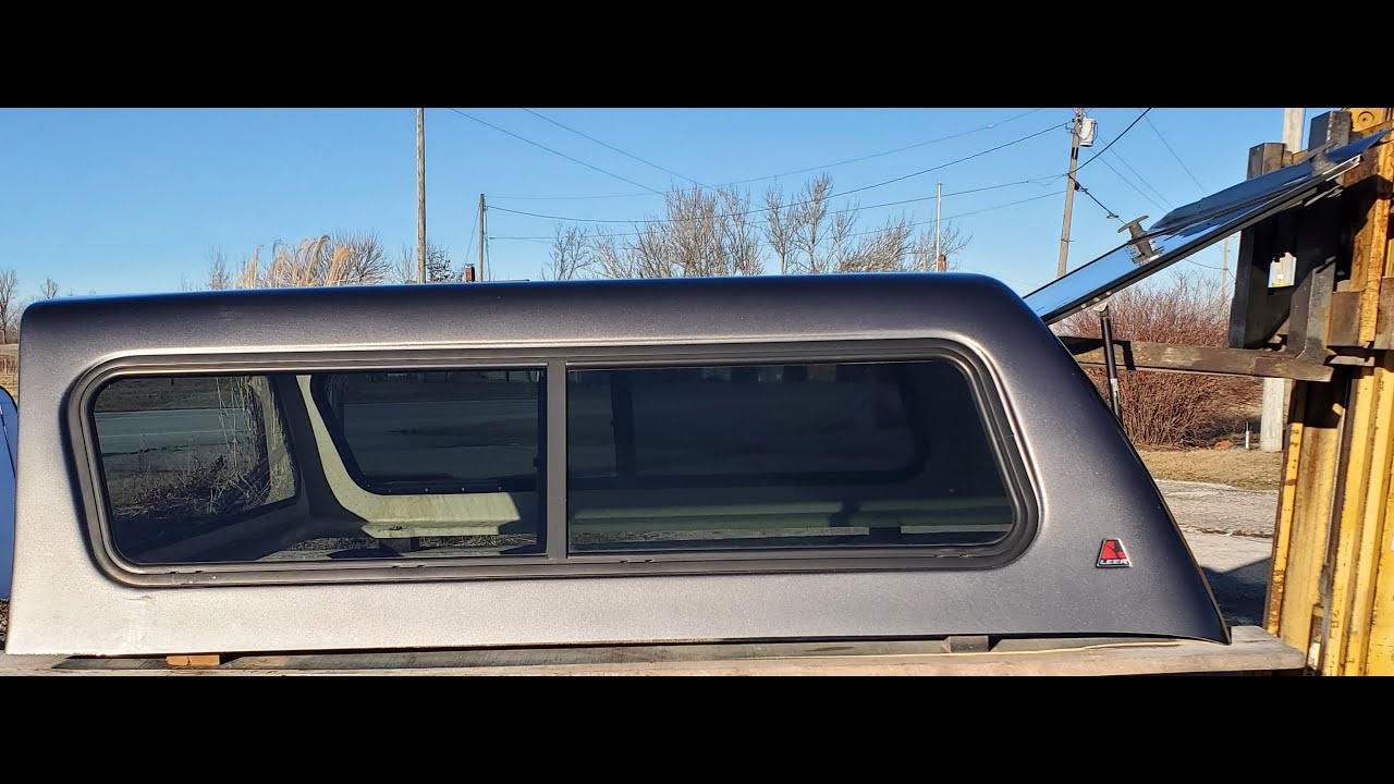 Walkaround of used Leer 100R Cab high truck cap topper unit for sale 08-16 & 99-07 Ford S/D 6.8 ...