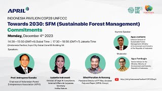 B14 - Towards 2030 : SFM (Sustainable Forest Management) Commitments