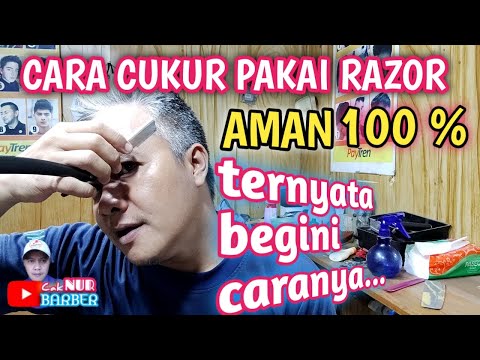 Video: Cara Mencukur Hanya Menggunakan Pisau Cukur dan Air: 12 Langkah