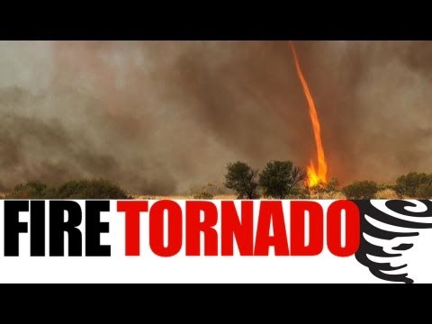 Fire Tornado Captured on Video in Australia
