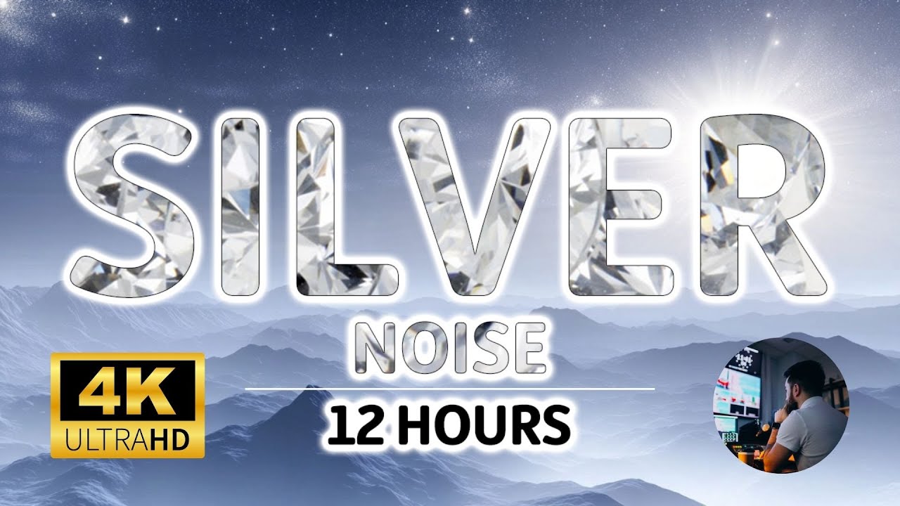 Soothing Silver Noise for Deep Rest and Instant Sleep | 12 Hours | BLACK SCREEN | Anxiety Relief