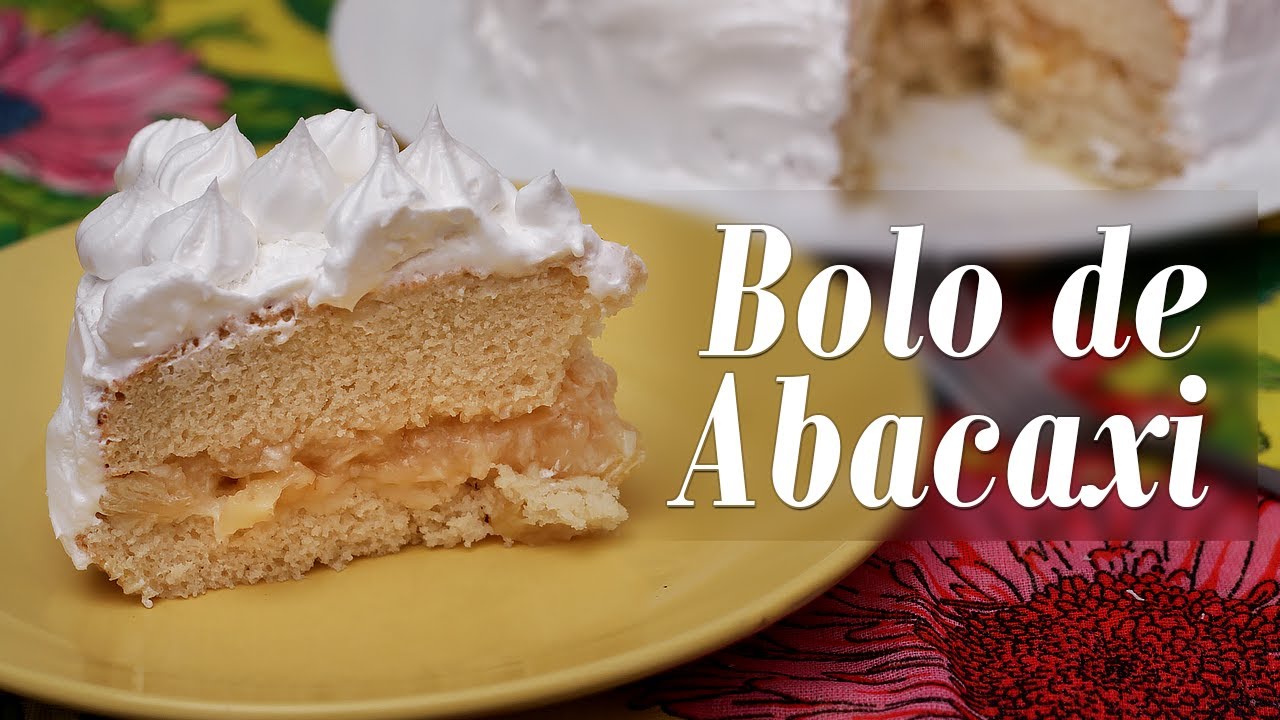 Como fazer Bolo de Abacaxi com Coco (Vegano)