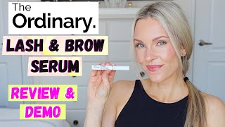 THE ORDINARY MULTIPEPTIDE LASH & BROW SERUM REVIEW & DEMO