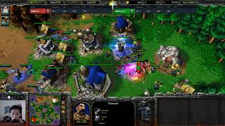 Th000 (hu) vs infi (orc) - warcraft 3 wc2252