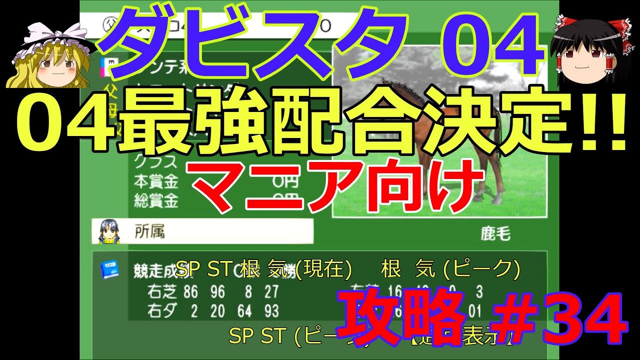 ダビスタ 04 完璧 な 配合 一覧