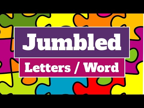 Jumbled Letter / Word | Rules for making meaningful word