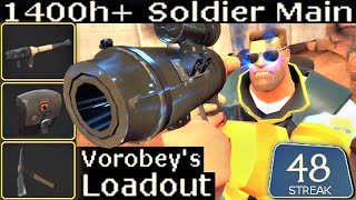 The Anti-Hacker Loadout🔸1400+ Hours Soldier Main (TF2 Gameplay)