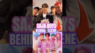 Download Lagu Saja Boys Singers Behind the Scene 😳🎤 #shorts #kpopdemonhunters MP3